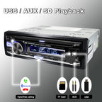 Alondy Single DIN Car Stereo with CD/DVD Player Bluetooth AM/FM Radio USB SD AUX