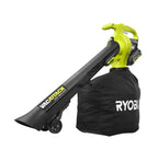 RYOBI Vac Attack 40V Cordless Leaf Vacuum & Mulcher With 2x 5.0Ah Batteries & Charger - RY40451-2B