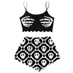 Pajamas For Women Set Halloween Cozy 2 Piece Outfit Soft Comfortable Sleepwear Loungewear Nightwear Nightclothes Homewear