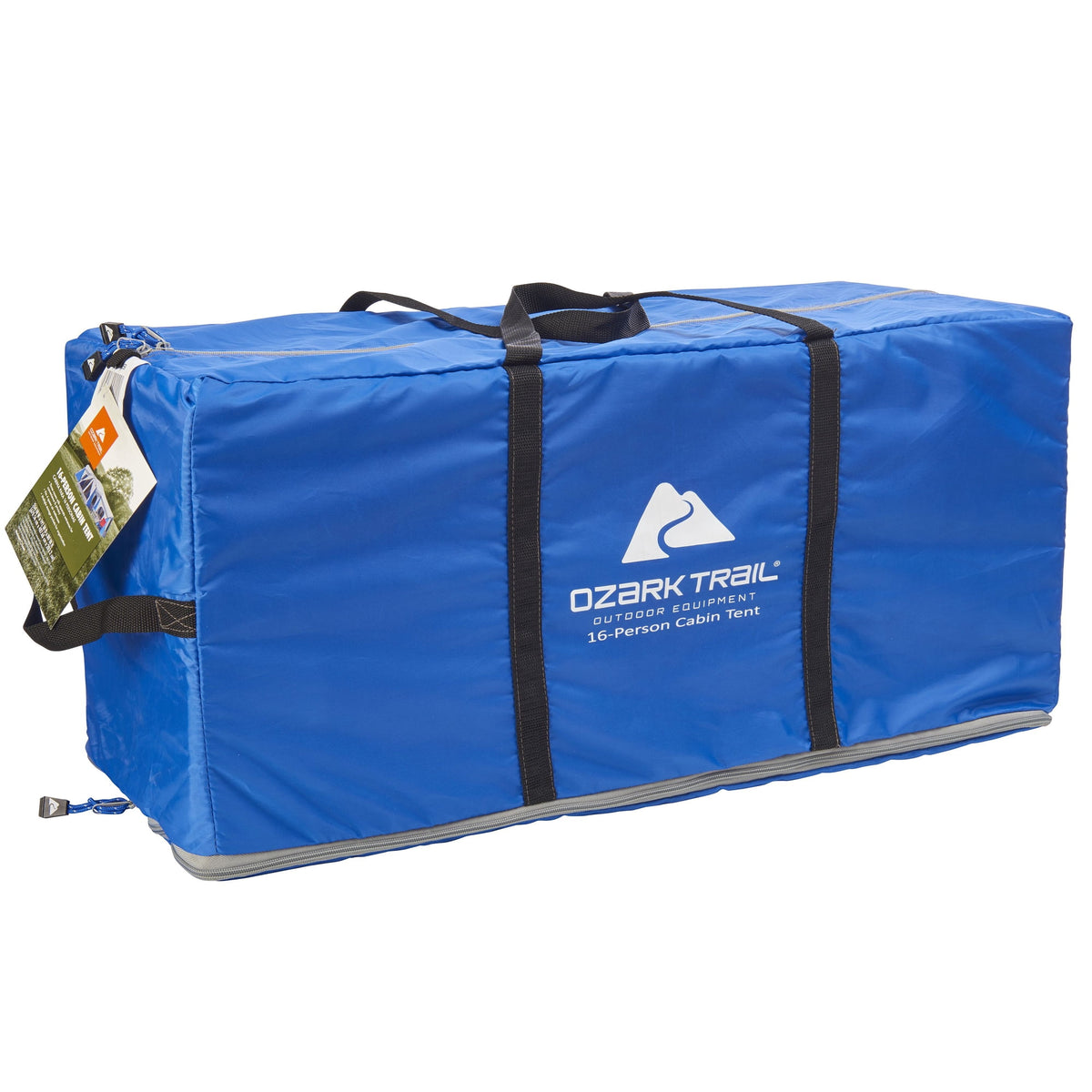 Ozark Trail Hazel Creek 16-Person 3-Room Family Cabin Tent, 3 Entrances