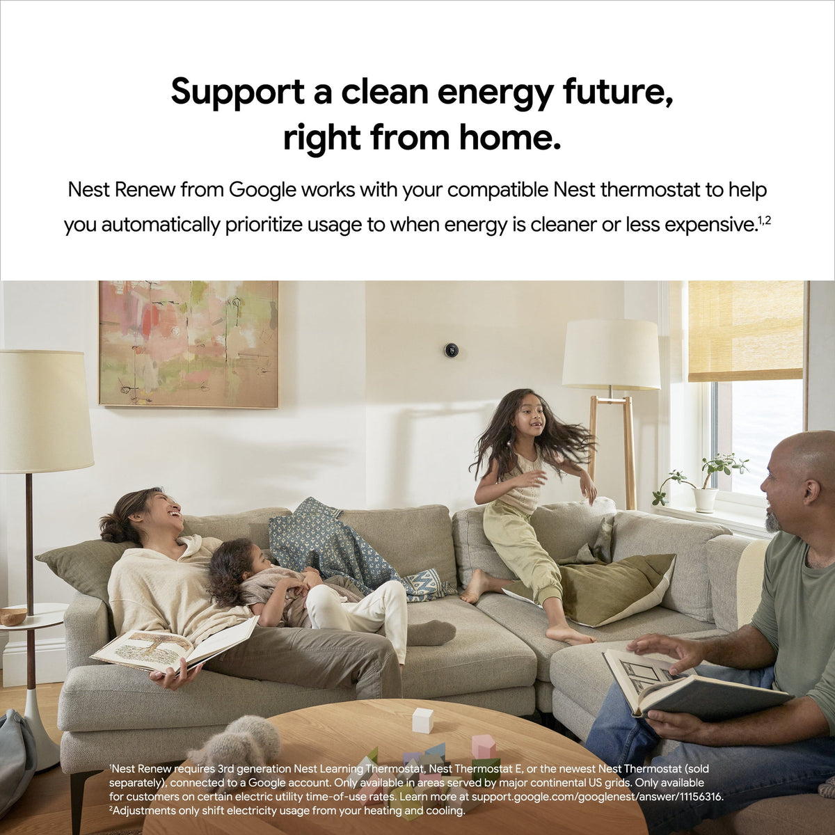 Nest Learning Thermostat, Easy Control for Every Room, Stainless Steel (3rd Gen)