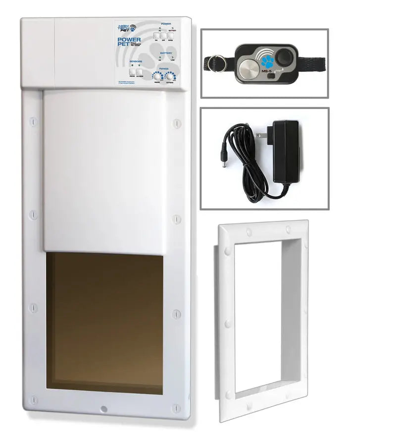 Power Pet Large Electronic Pet Door, RFID-Activated Entry System For Medium To Large Dogs - PX-2