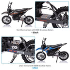 Kids Electric Dirt Bike 36V 350W, 15.5 MPH, Age 8-16, 175 lbs Max Load