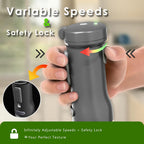 5-in-1 Cordless Immersion Blender with Rechargeable Handheld Battery