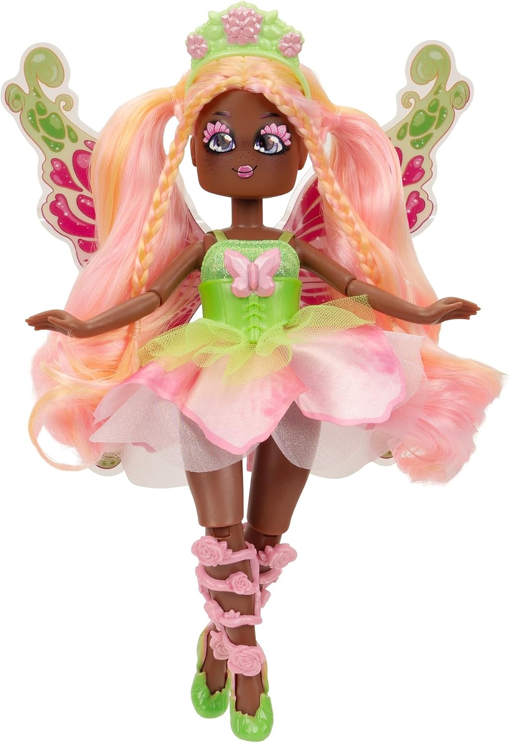 Royale High 9” Fashion Doll - Nature Fairy, Wave 1, Series 1 Doll - Fairy Journal, Comb, and Virtual Item Code Included - Ages 5+