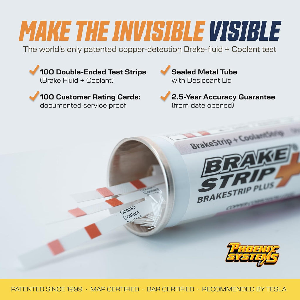 Phoenix Systems 100 Double-Ended Brake & Coolant Test Strips