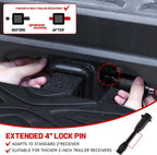 Double Layer Tow Hitch Step for 2" Hitch Receiver Trailer Hitch Step