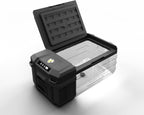 YELLOW JACKET 12 Volt Car Refrigerator, 16 Quart Electric Cooler, Portable Car Fridge for Outdoor Camping Travel, 12V/24V DC 110~240 Volt AC