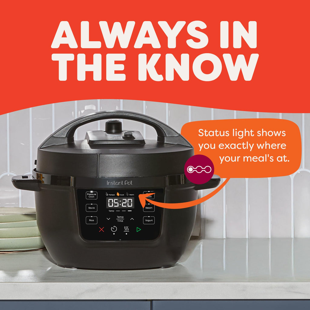 Instant Pot Rio Mini 4 Qt 7-in-1 Electric Pressure Cooker, Black