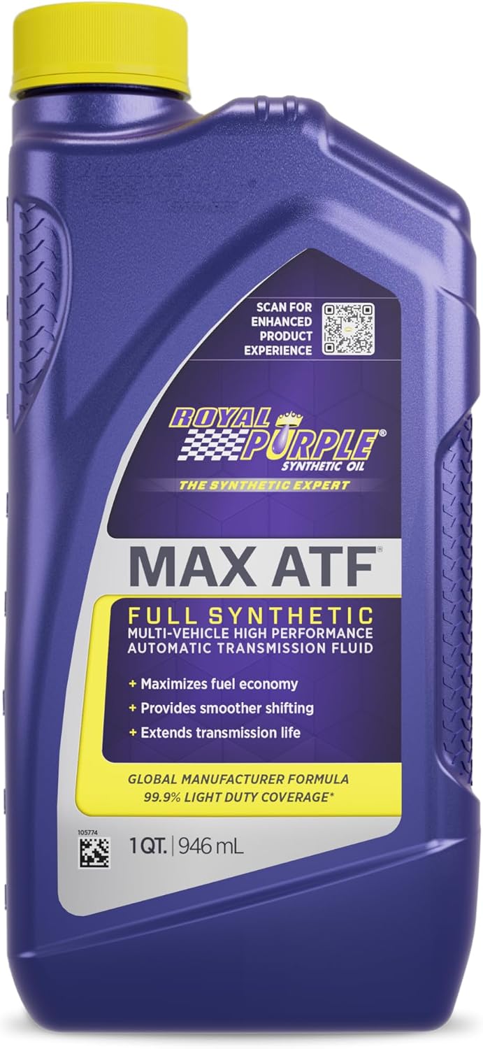 Royal Purple 06320-6PK Max ATF High Performance Synthetic Automatic Transmission Fluid - 1 qt. (Case of 6)