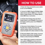 Power Probe Parasitic Draw Monitor with OBDII Connection (PPDRAW)
