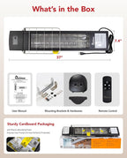 DR. INFRARED HEATER 1500W Portable Infrared Indoor and Outdoor Space Heater
