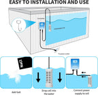 WiFi Salt Chlorine Generator, Briidea Chlorine Generator with USA Titanium Salt Cell, APP Monitoring & Real-Time Salt Alerts, for Swim Spas Up to 2