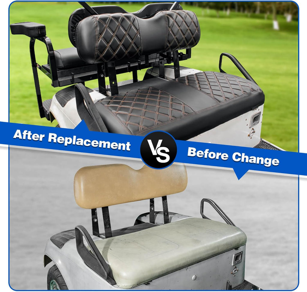 Golf Cart Vinyl Seat Covers Fits EZGO TXT 1994-2013/RXV 2008 up