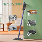 Steam Mop Steam Cleaner Fast Heat-Up with 400ML Water Tank 6-in-1 Multi Accessories, 23FT Power Cable, Lightweight, Steam Cleaner for sealed Hard