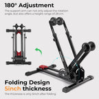ROCKBROS Bike Stand 2-in-1, Vertical or Horizontal for 20-29 Inch Wheels