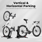 ROCKBROS Bike Stand 2-in-1, Vertical or Horizontal for 20-29 Inch Wheels