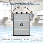 50W Voice Amplifier for Teachers, Portable PA Speaker with Microphone