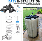 59023700 D.E. Filter top Manifold with air Bleed Assembly for pentair FNS Plus 24, 36, 48, 60 sqf Pool and Spa Parts and grids