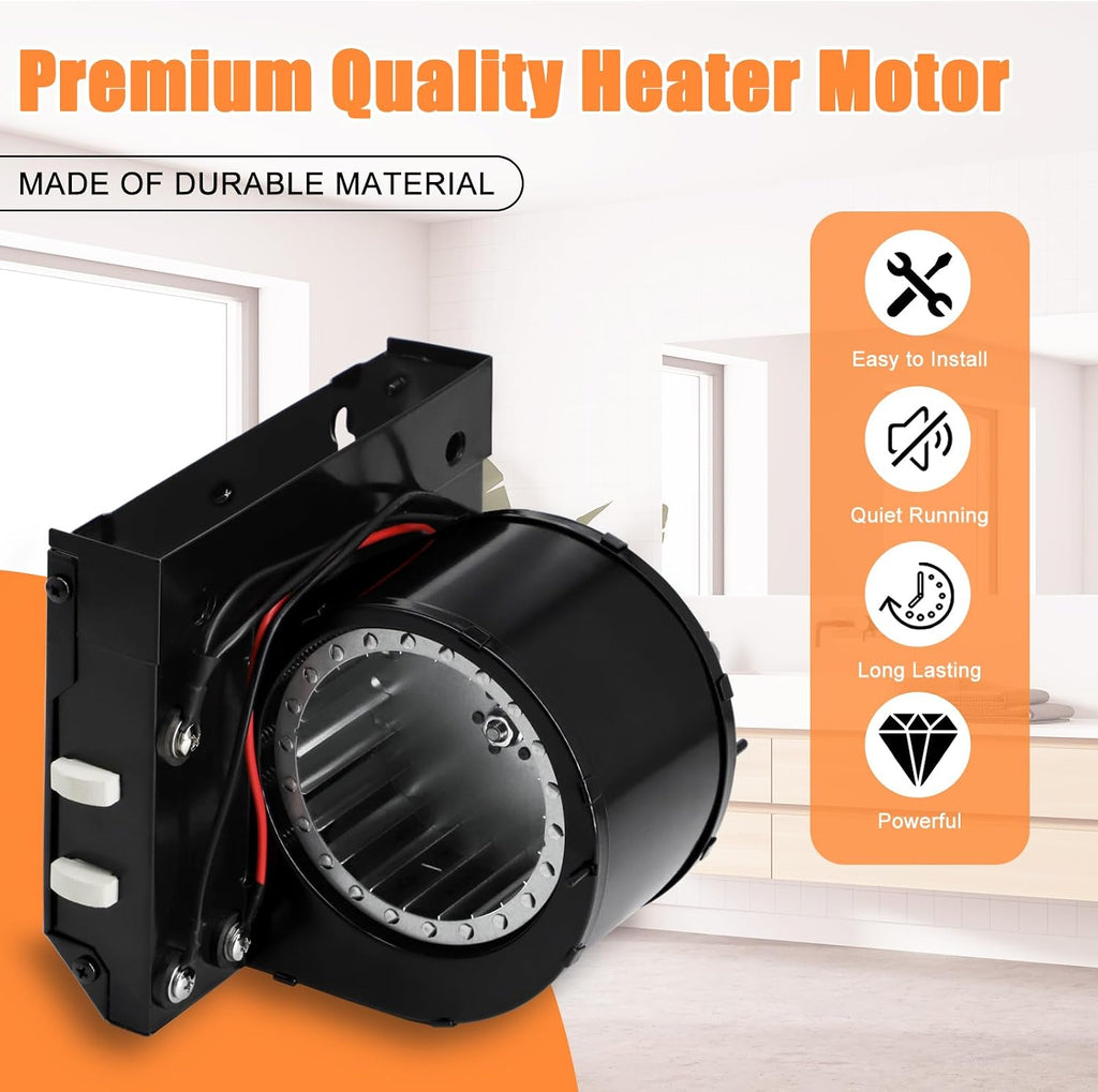 S97017063 Heater Blower Motor Assembly Replacement for Broan NuTone 655, 655-C, 655-B, 655-A, 655F, 656, 658, 659, 695, 695-B, 695-D, HFL695 Bathroom