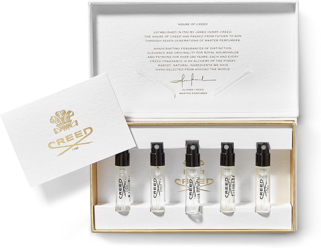 Creed Men's Inspiration Sample Set, Contains a Set of 5 Men's Fragrances, 1.7ML x 5
