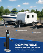 Kohree 8000 lbs Trailer Jack Heavy Duty, 20-24V Electric Drill–Operated