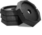 Xtra (4-Pack) | Four-Point RV Leveling System Featuring 9” Round Jack Feet | Adds 61% Additional Surface Area for Stability, 5 lbs Per Pad & 11”