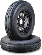 Free Country Trailer Tire Wheel ST205/75D15 6PR C 101L 5X4.5 Black Mod, Pk2