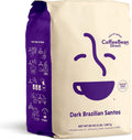 Coffee Bean Direct Dark Brazilian Santos, Whole Bean, 5lb Bag