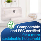 Tork Soft Xpress Multifold Paper Hand Towels, 16 Packs X 135 Towels, MB579