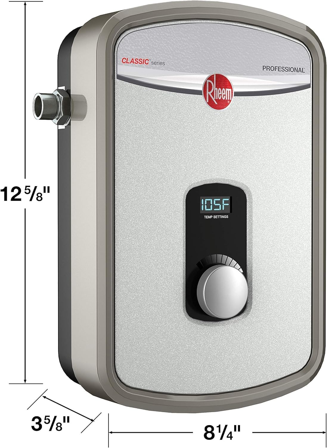 Rheem 240V Heating Chamber RTEX-13 Residential Tankless Water Heater, GRAY