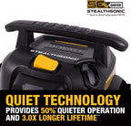 DEWALT 10 Gallon STEALTHSONIC Shop Vacuum Wet and Dry 5 Peak HP DXV10S-QT