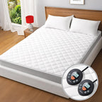 Valthie Heated Mattress Pad Queen Size, Electric Bed Warmer with Preheat