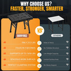 Express Folding Worktable, Easy Setup Portable Folding Workbench