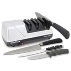 Chef’sChoice 15XV EdgeSelect Professional Electric Knife Sharpener with 100-Percent Diamond Abrasives and Precision Angle Guides for Straight Edge
