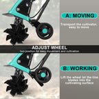 12'' 10.5AMP Corded Electric Garden Roto Tiller Cultivator Powerful