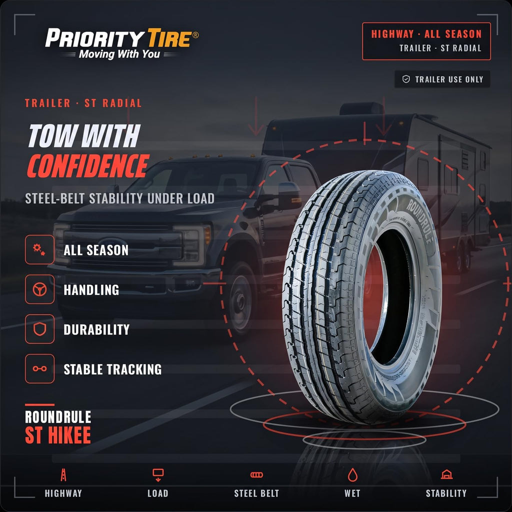 ST Hikee ST205/75R15 All Season D (8 Ply) Semi-Steel Radial Tire