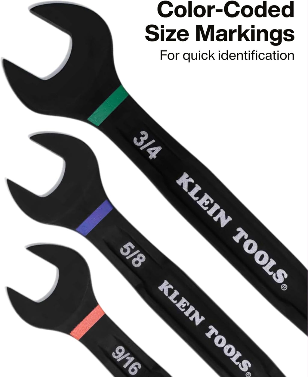 Klein Tools 69418CG 18-Piece Combination Ratcheting Wrench Set