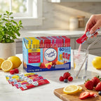 Crystal Light Drink Mix Variety Bulk, 120 Packets - with Galley Grove Mints