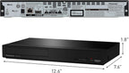 Panasonic 4K Blu Ray Player, Ultra HD Premium Video Playback and Hi-Res Audio - DP-UB154P-K DVD Player (Black)