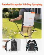 VEVOR Battery Powered Backpack Sprayer 3.2 Gal, Powerful Electric Sprayer, Weed Sprayer for Garden and Lawn, Adjustable 0-90 PSI, 2 Retractable Wands