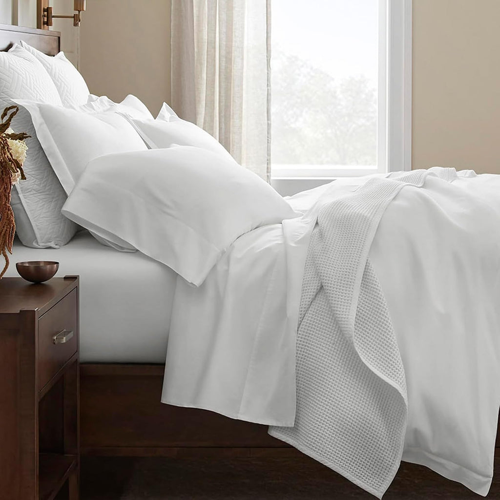 BOLL & BRANCH Signature Hemmed Sheet Set, King, White