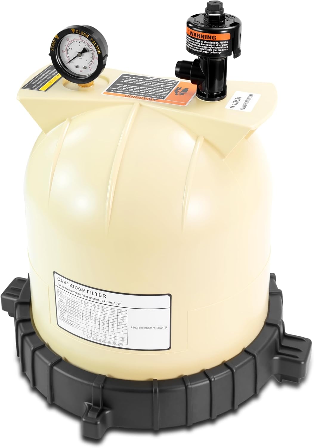 Pool Filter Lid Kit Compatible with Pentair Clean & Clear CC75, CC150 CC200