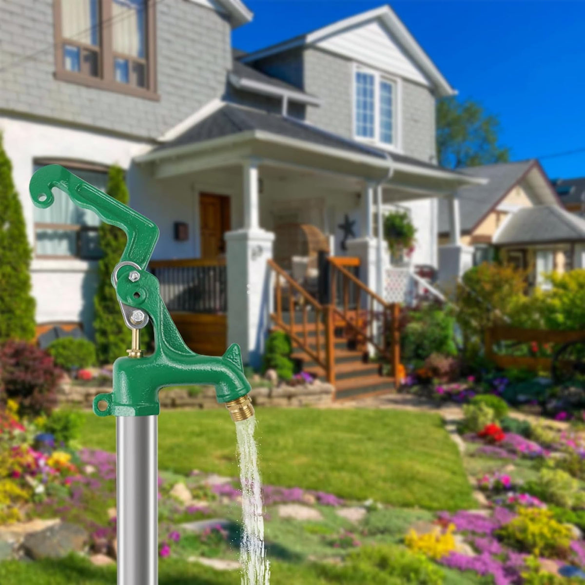 Frost Proof Yard Hydrant Frost Free Outdoor Faucet Freeze Proof Total3.25FT