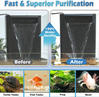 Turtle Tank Filter Aquarium Fish Filter w/U-V Light for Large 40-150 Gallon
