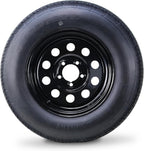 Free Country Trailer Tire Wheel ST205/75D15 6PR C 101L 5X4.5 Black Mod, Pk2