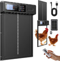 Automatic Chicken Coop Door Solar Powered XL Chicken Door 3 Modes