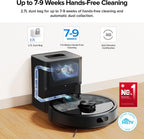 roborock Q7 M5+ Robot Vacuum and Mop, Up to 7-9 Weeks Self-Empty, 10000Pa