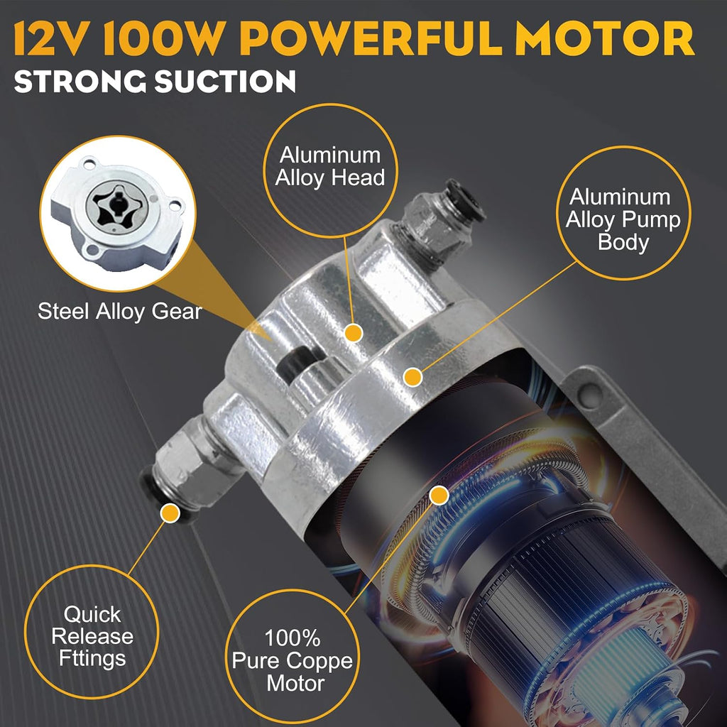 Electric Oil Change Pump, Oil Extractor Pump 12/24V 100W