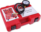 BETOOLL Pro Fuel Injection Pressure Tester Kit Gauge 0-140 PSI